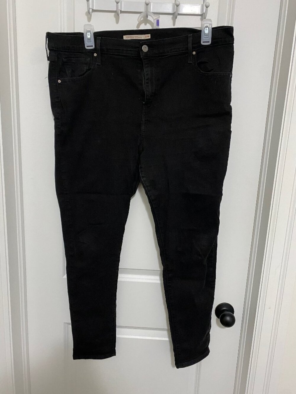 Plus Size Black Levis High Rise Skinny Jeans